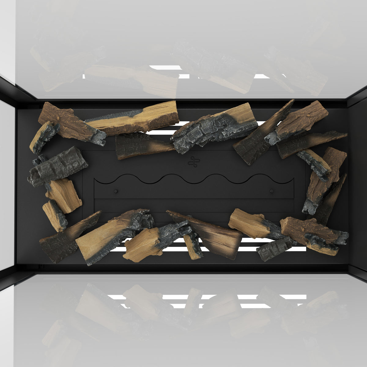 Saint Roomdivider with Full Glass 80 x 100 cm