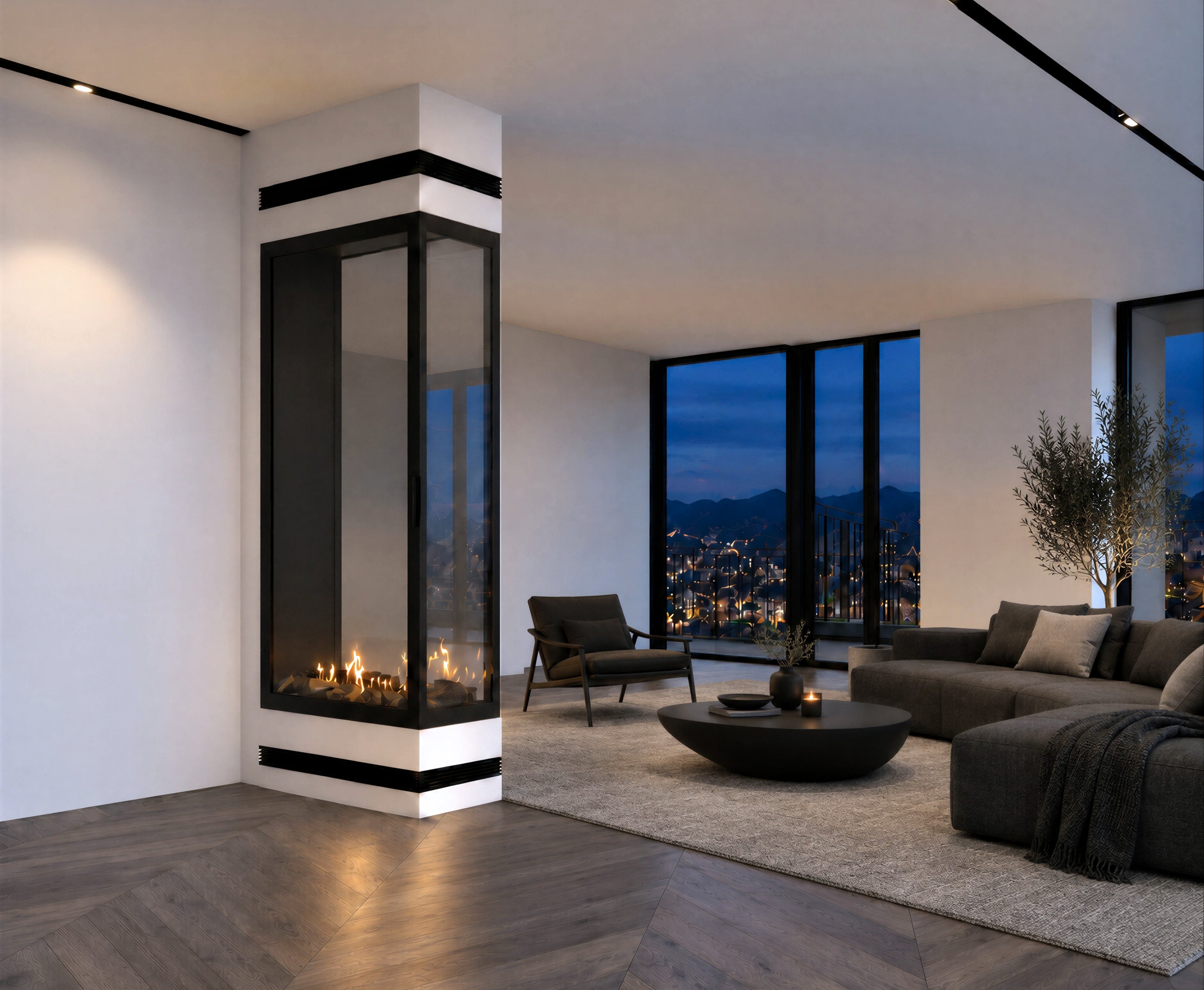 Image of Saint Roomdivider with Full Glass 80 x 120 cm