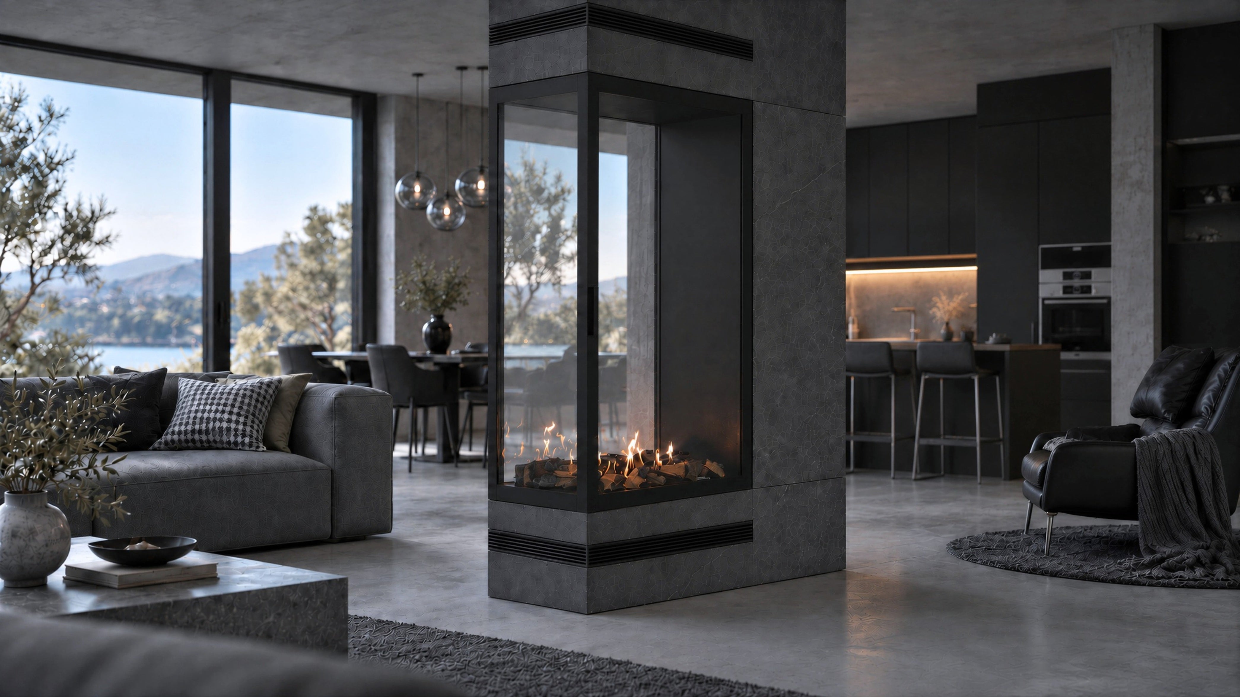 Bio ethanol fireplaces without a flue or chimney - Wild Flame