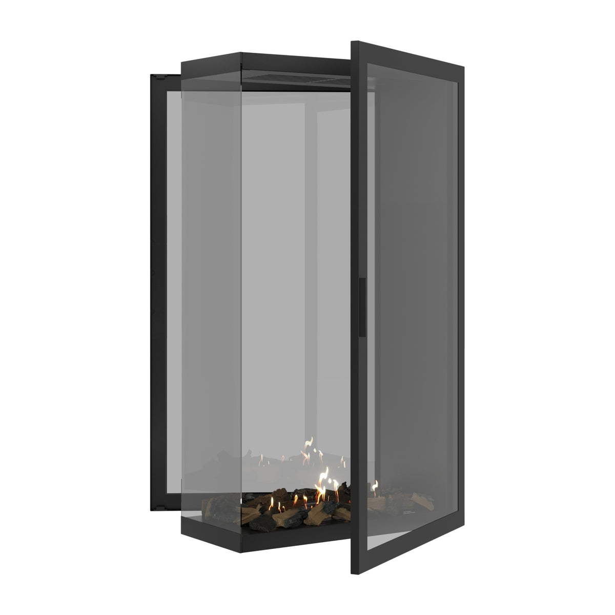 Saint Roomdivider with Full Glass 80 x 160 cm
