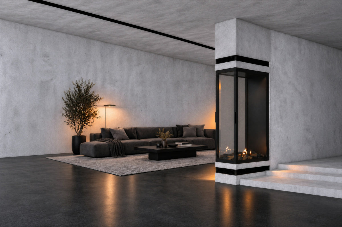 Saint Roomdivider with Full Glass 80 x 180 cm