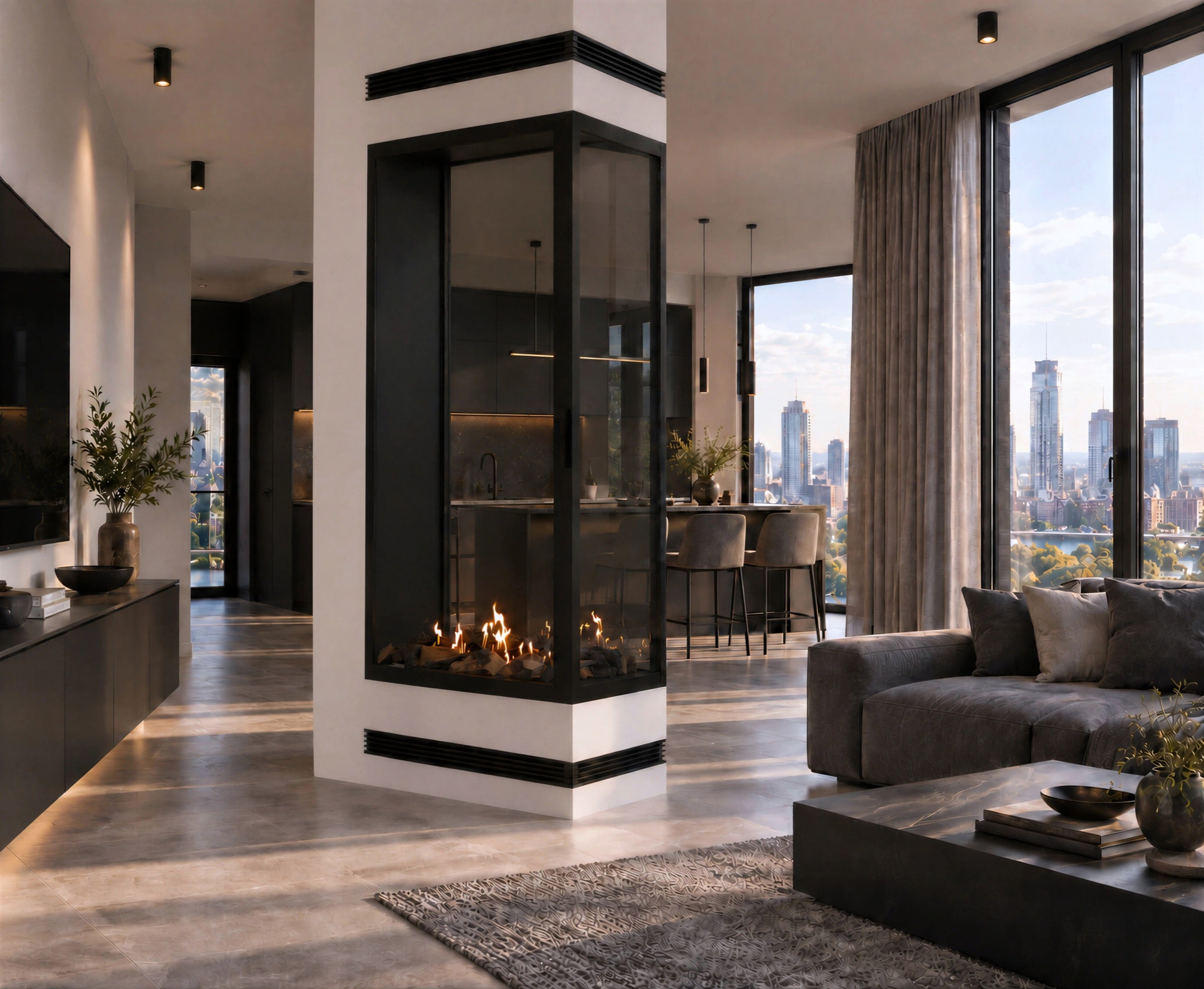 Bio ethanol fireplaces without a flue or chimney - Wild Flame