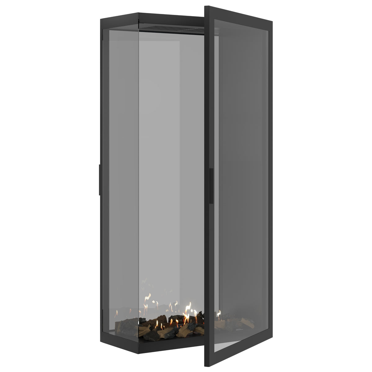 Saint Roomdivider with Full Glass 80 x 200 cm