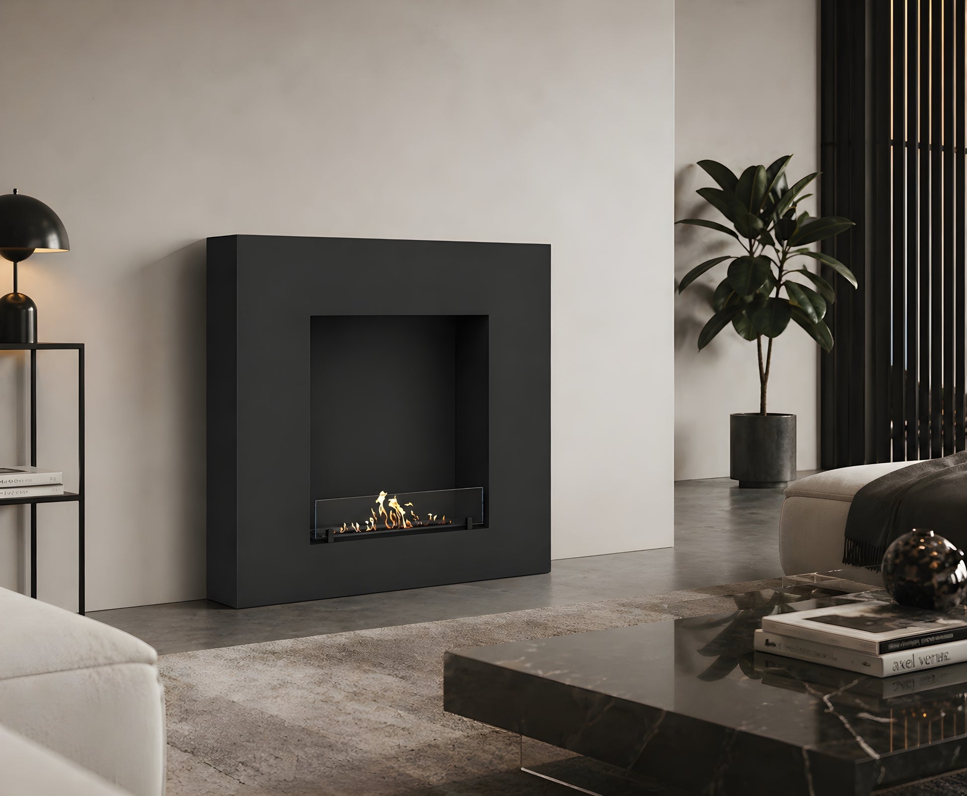 Selected Box Freestanding Fireplace 120 cm