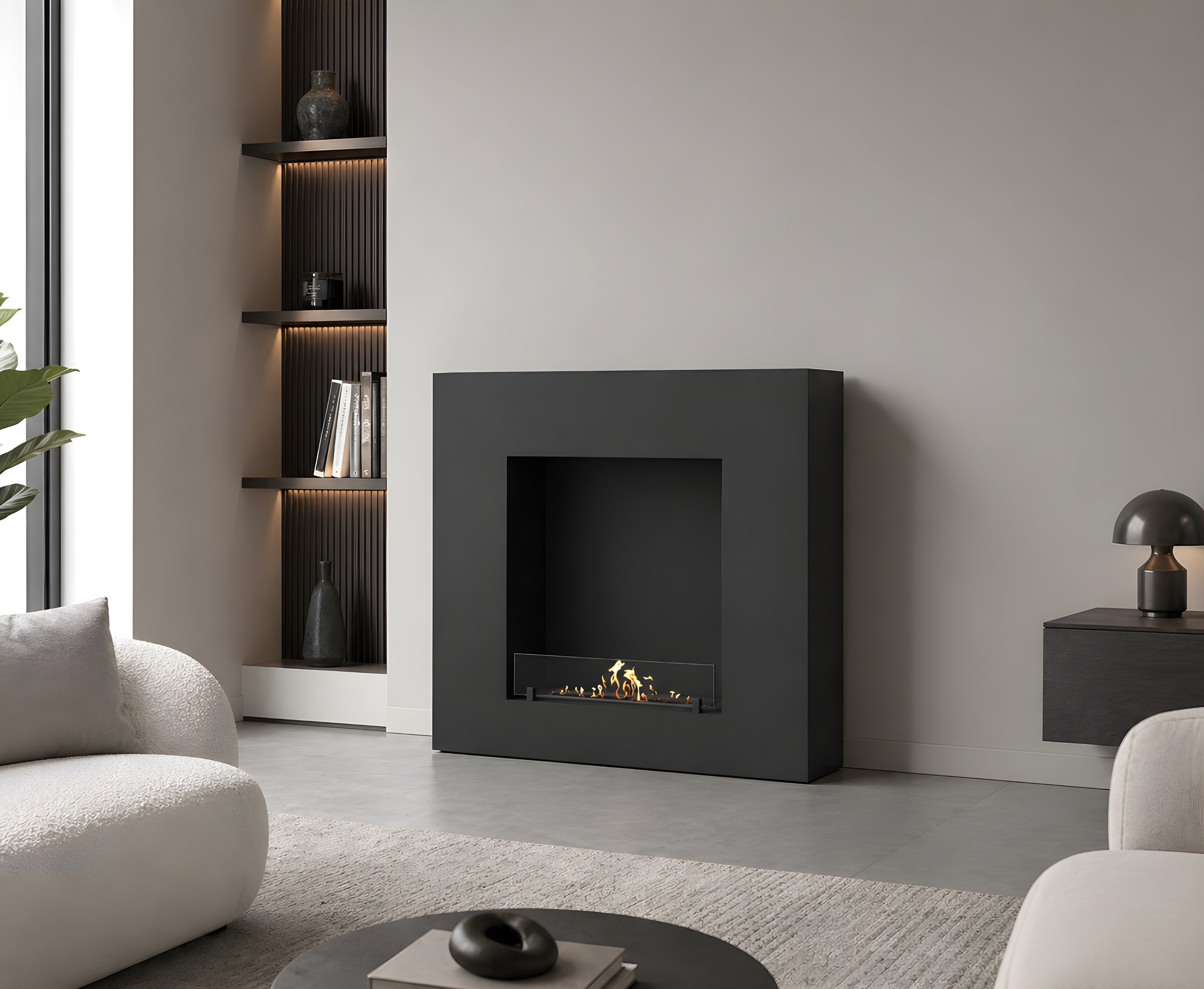 Image of Selected Box Freestanding Fireplace 120 cm