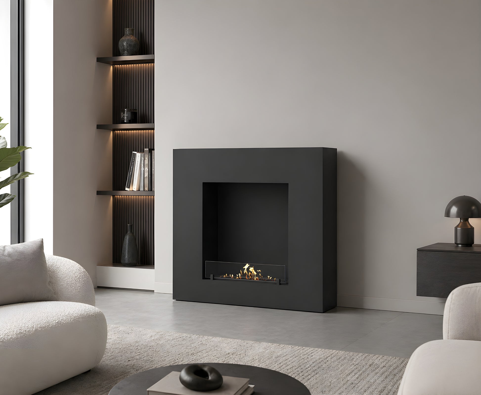 Selected Box Freestanding Fireplace 120 cm