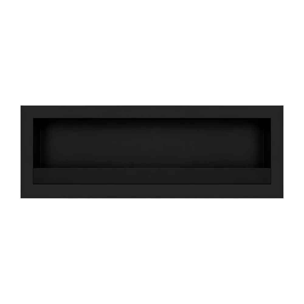 Selected Box Wall Mounting Fireplace Black 120 cm