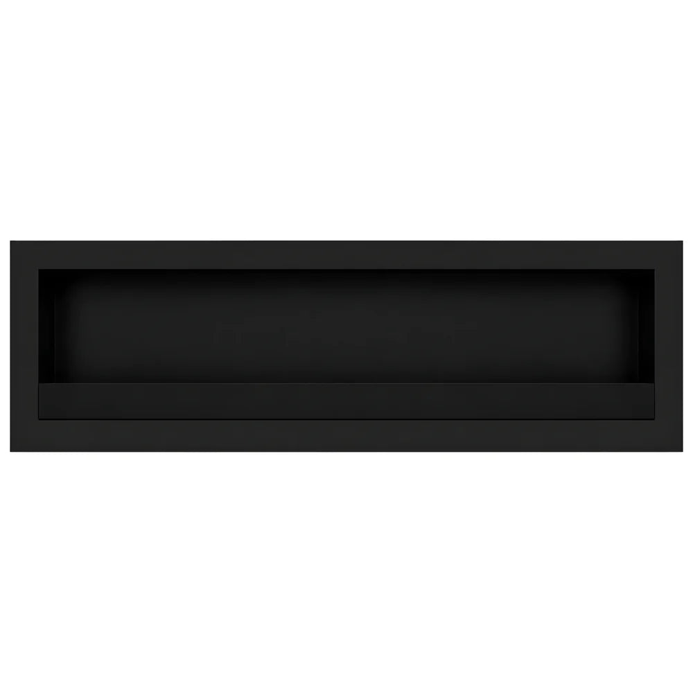 Image of Selected Box Wall Mounting Fireplace Black 160 cm