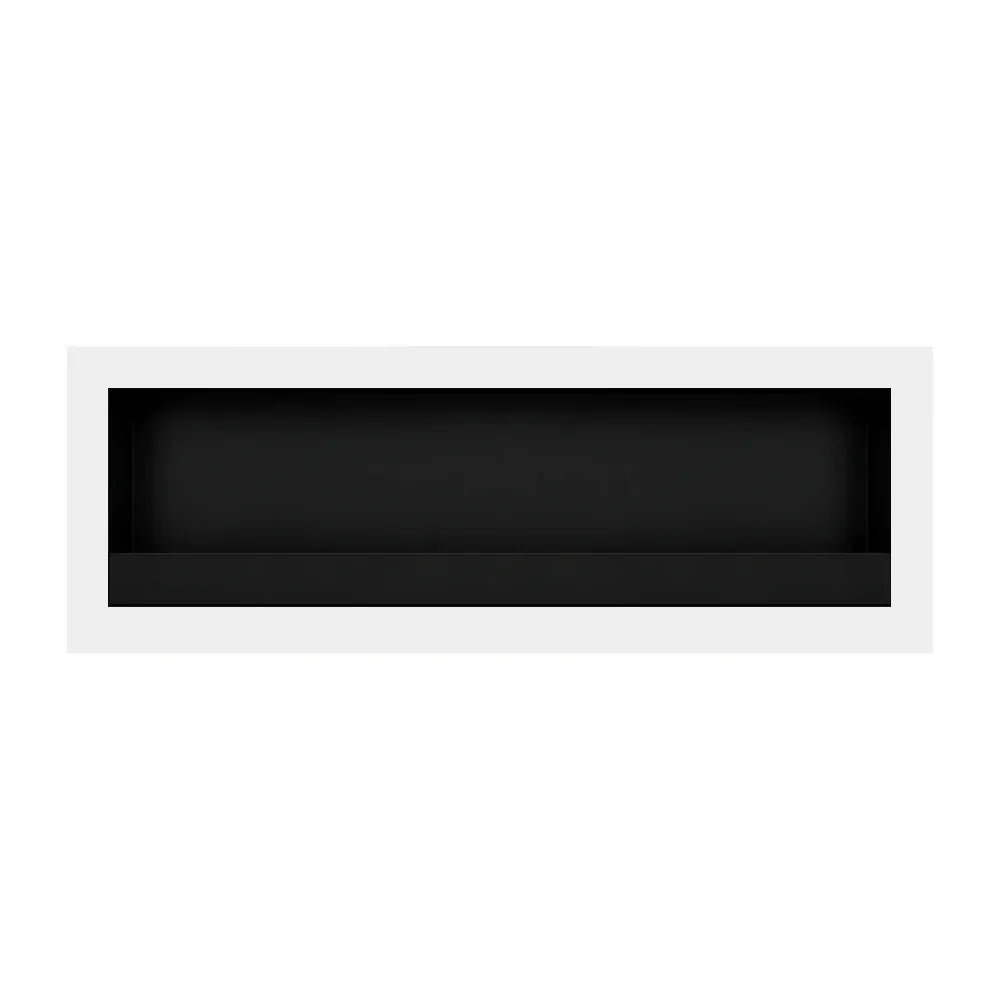 Image of Selected Box Wall Mounting Fireplace White 120 cm