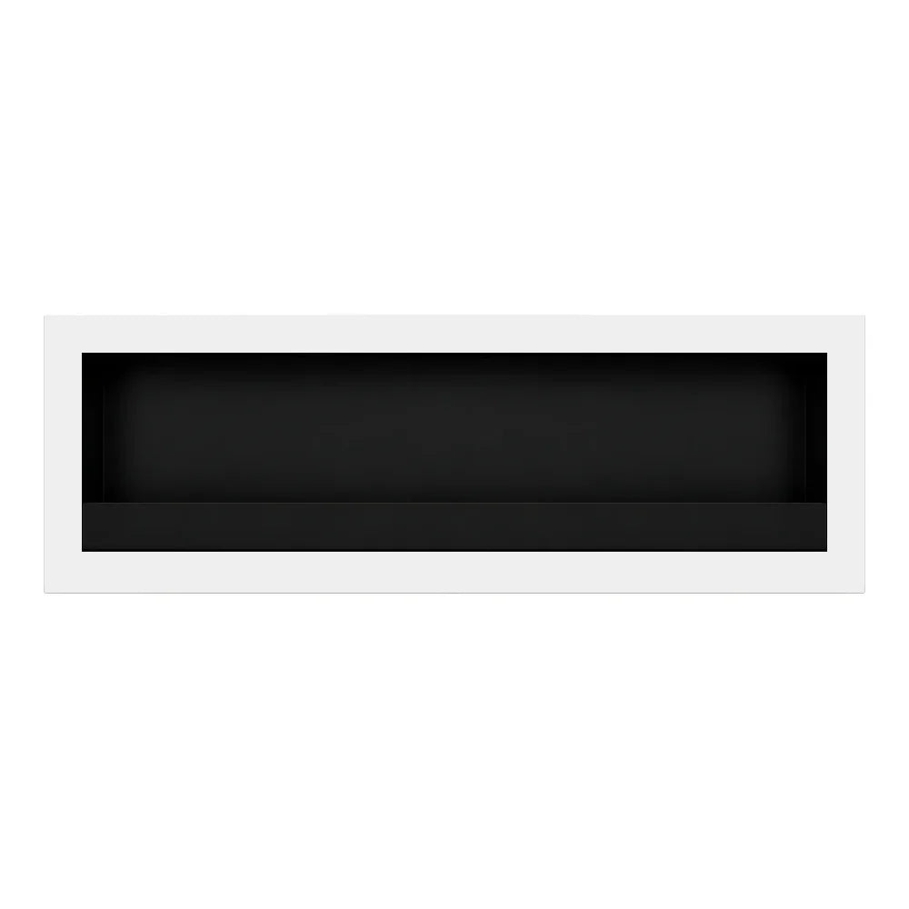 Image of Selected Box Wall Mounting Fireplace White 160 cm