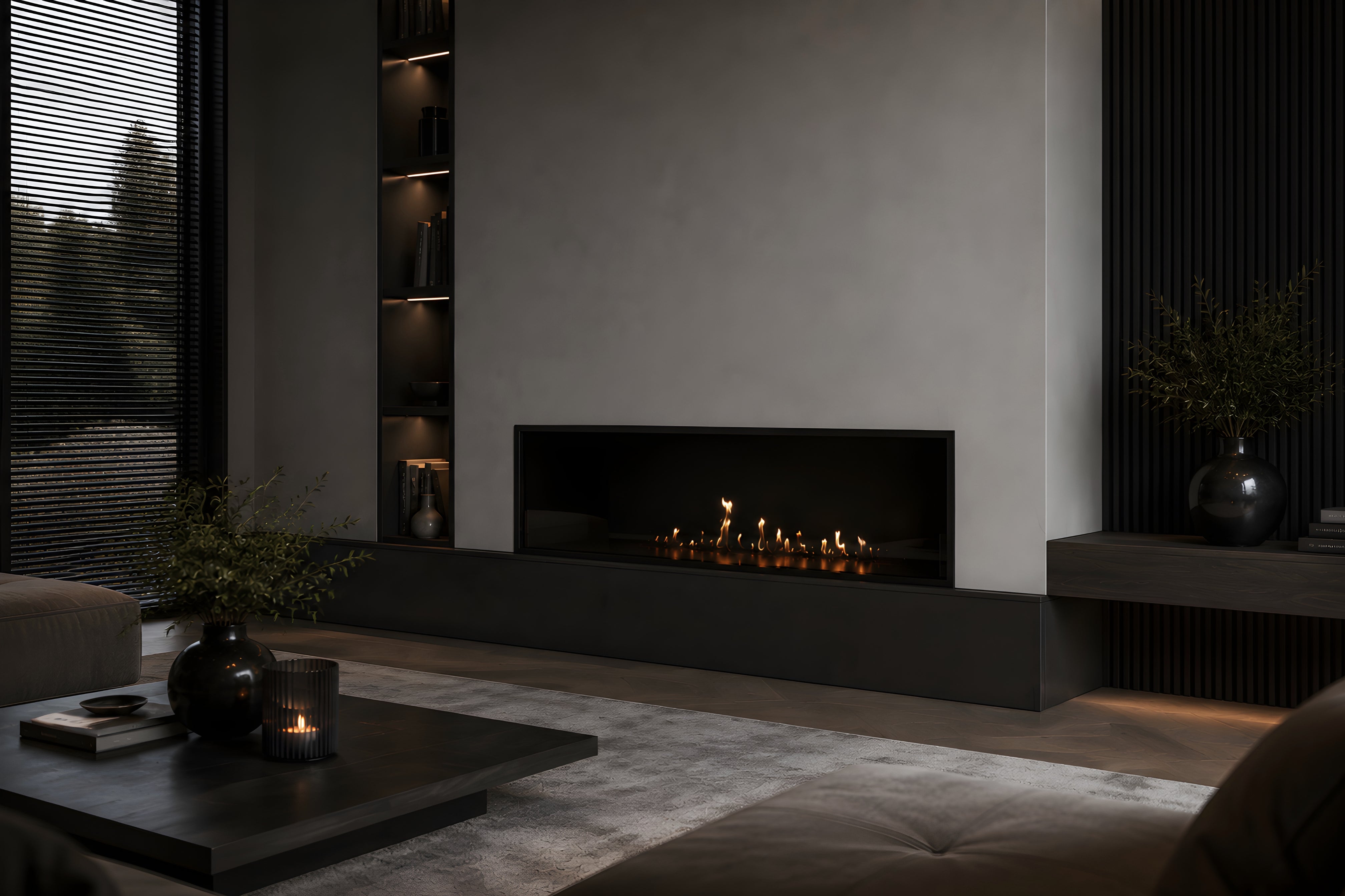Image of Selected Built-in Fireplace 110 cm