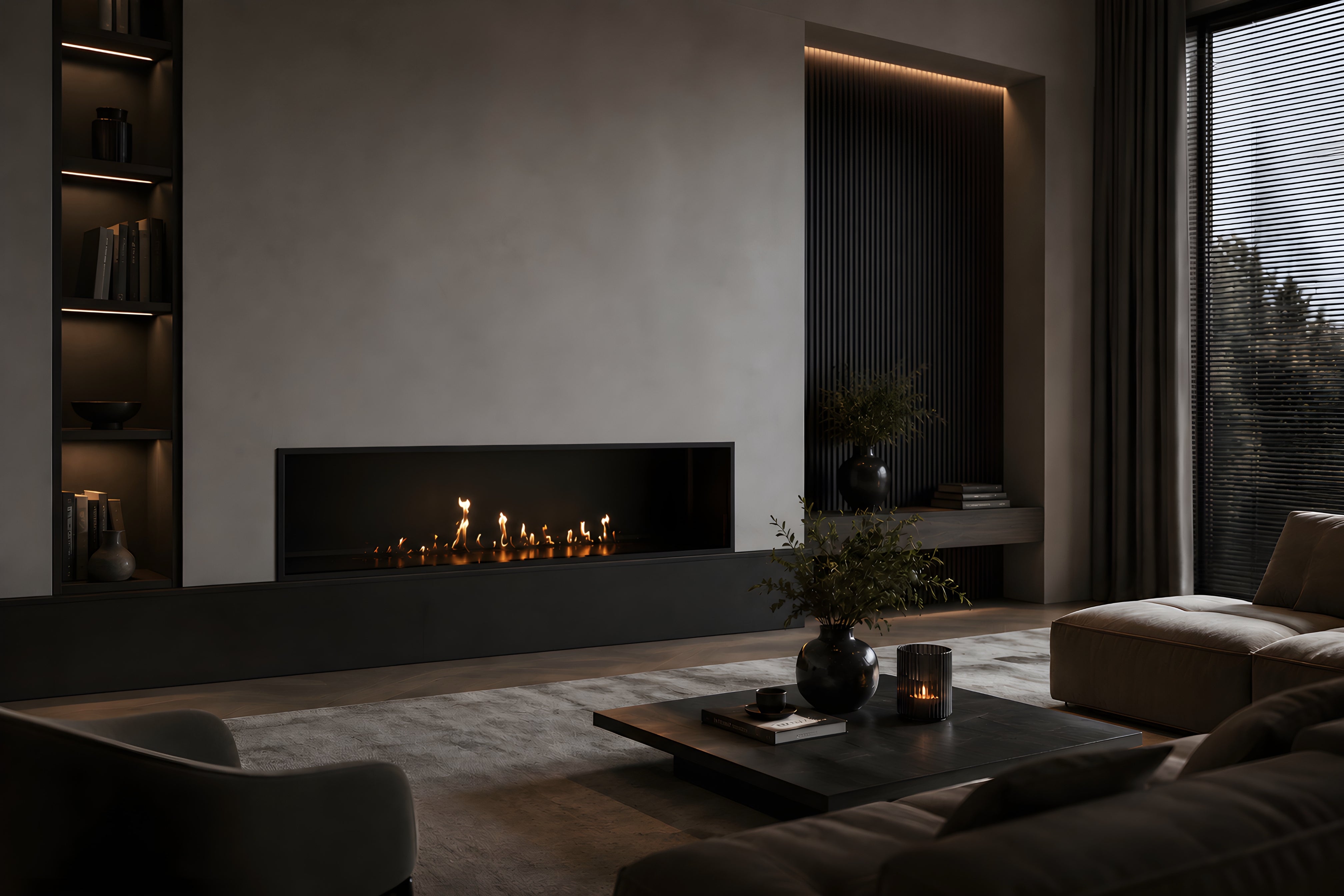 Image of Selected Built-in Fireplace 110 cm