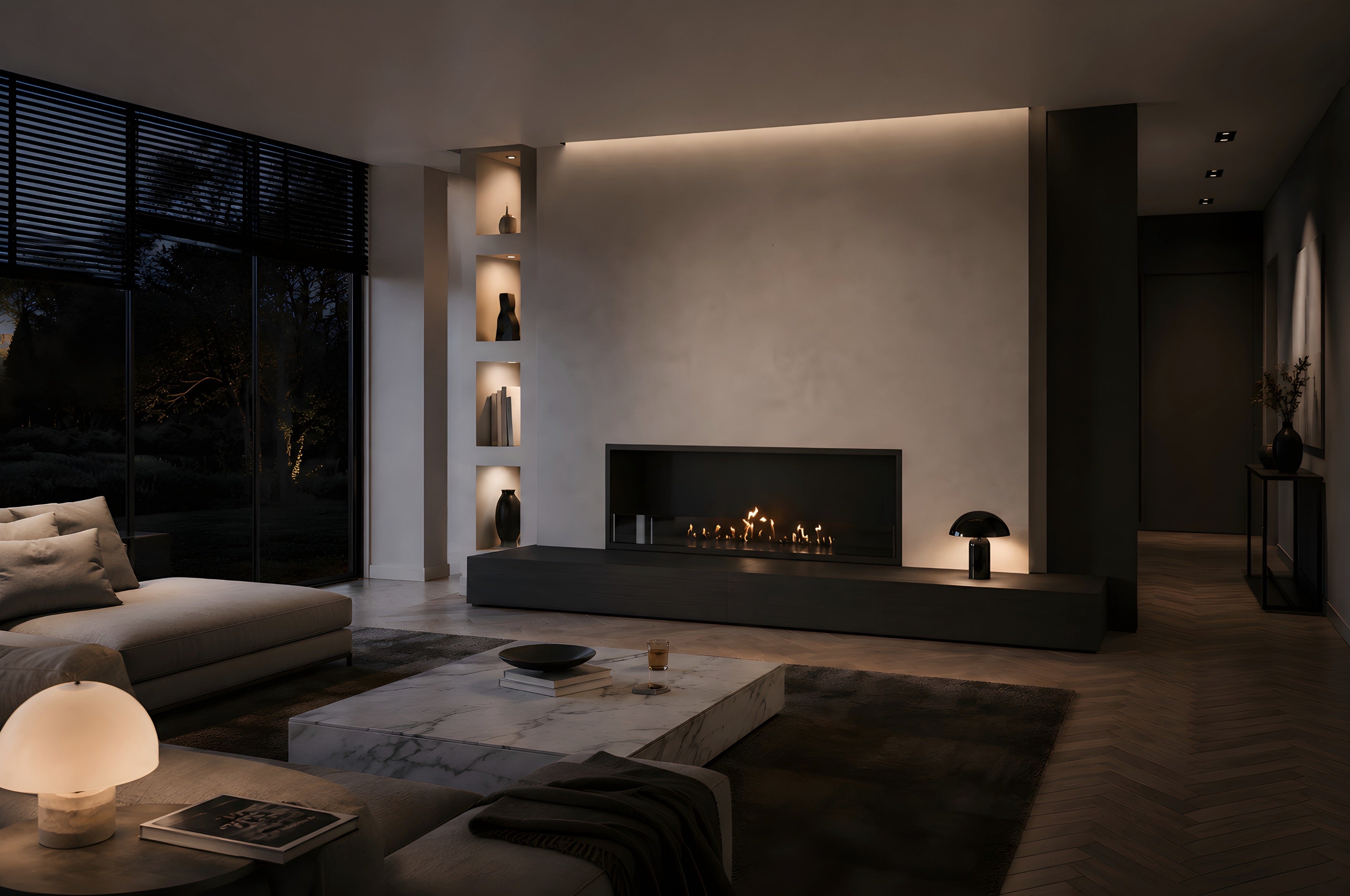 Image of Selected Built-in Fireplace 120 cm