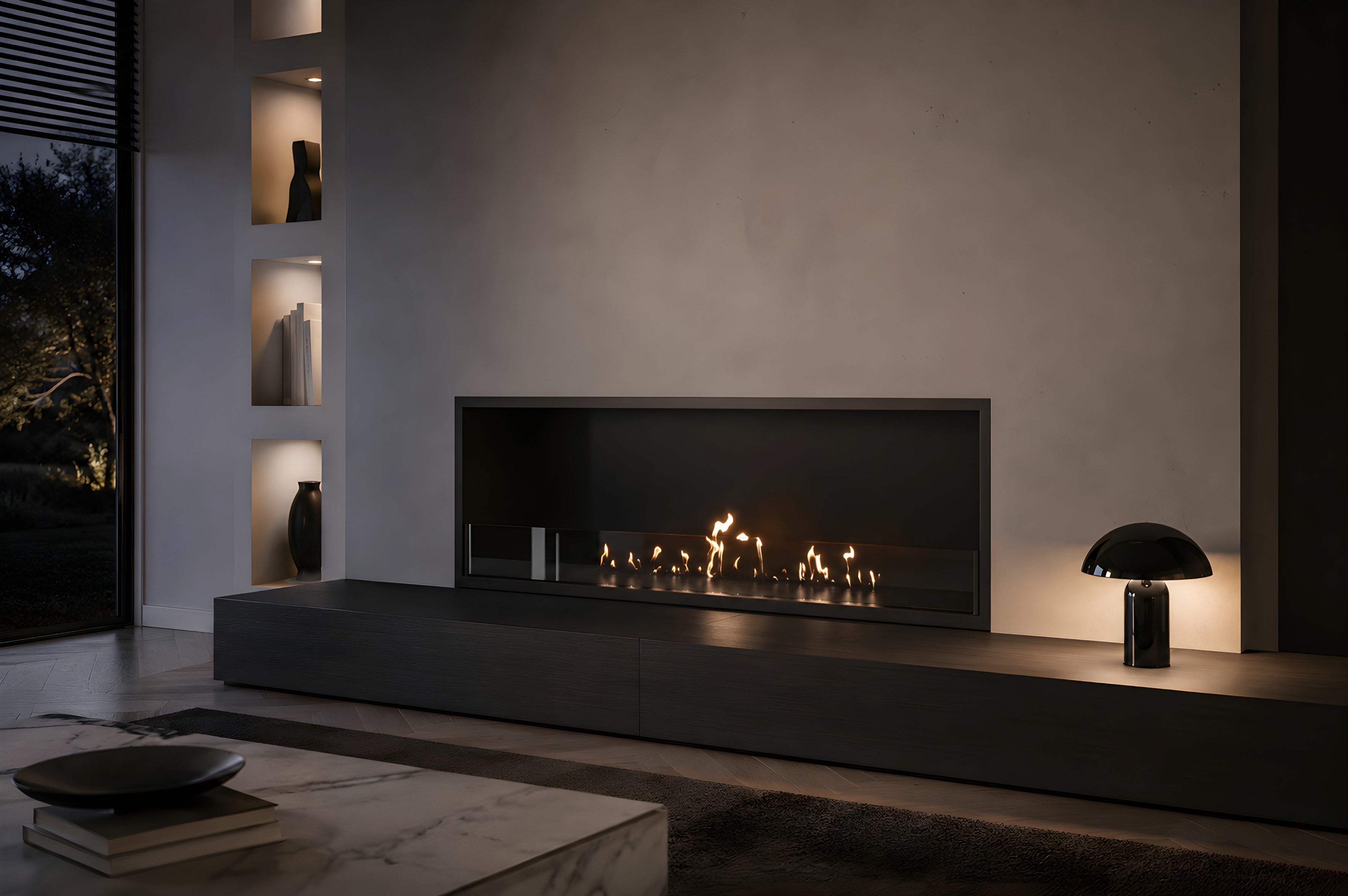 Image of Selected Built-in Fireplace 120 cm