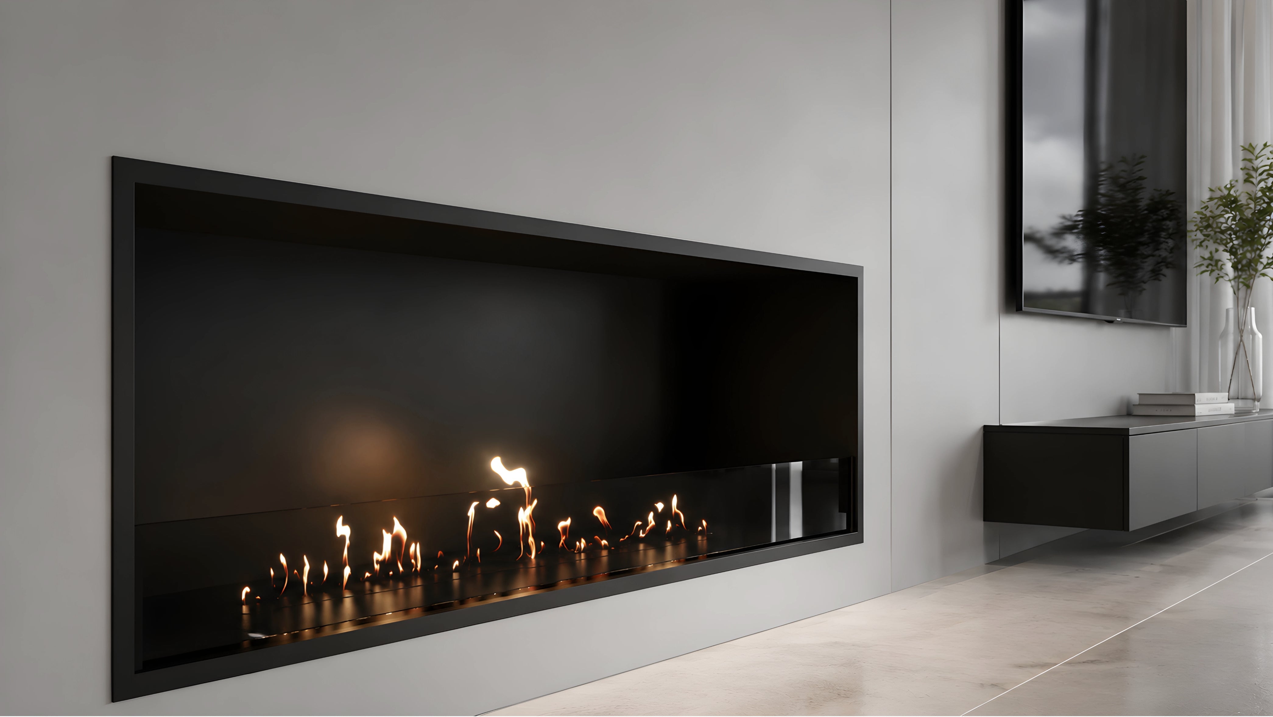 Image of Selected Built-in Fireplace 130 cm