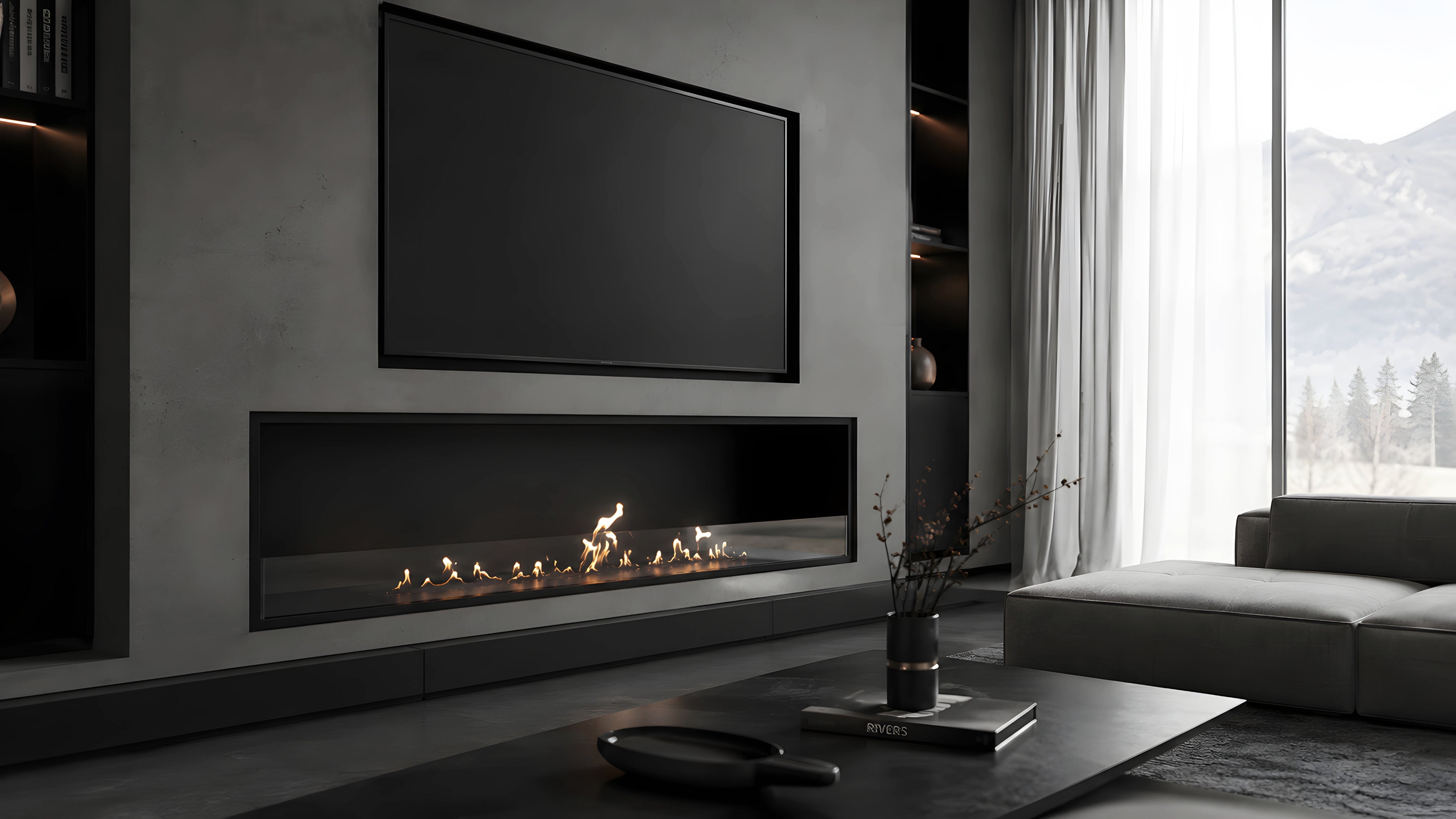 Image of Selected Built-in Fireplace 150 cm