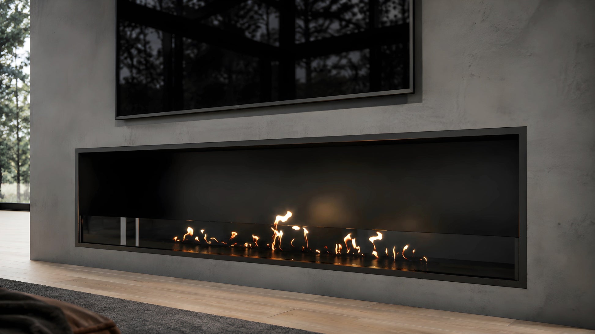Selected Built-in Fireplace 170 cm
