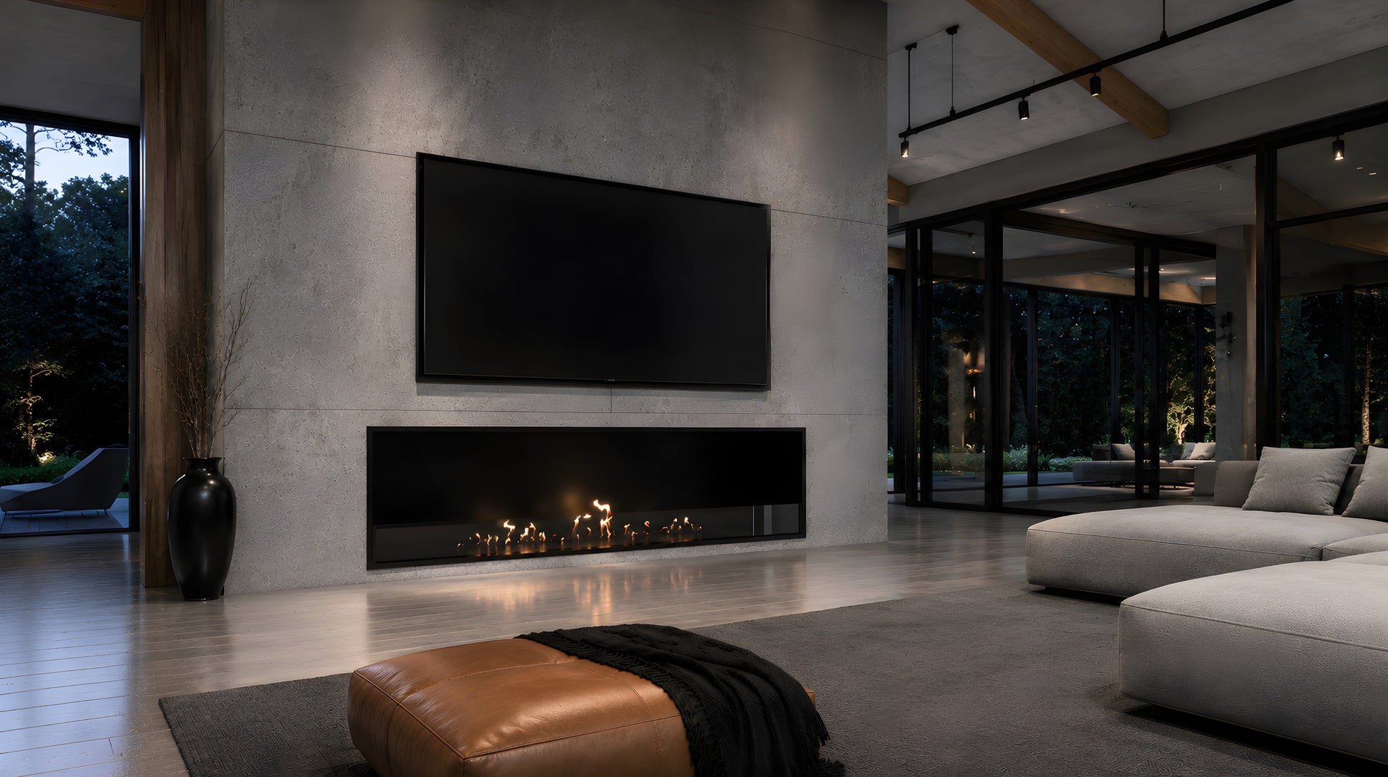 Selected Built-in Fireplace 170 cm