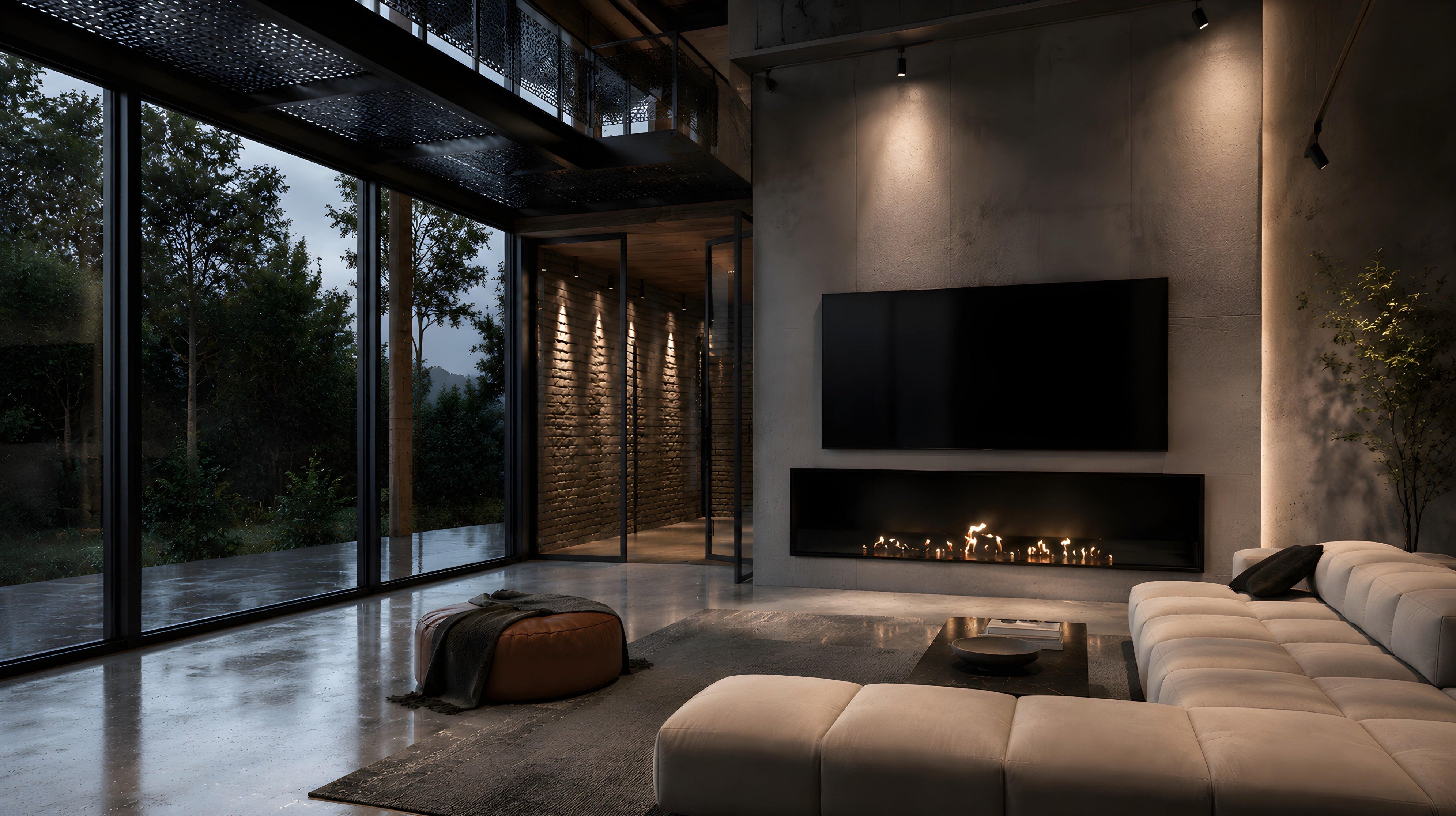 Image of Selected Built-in Fireplace 190 cm