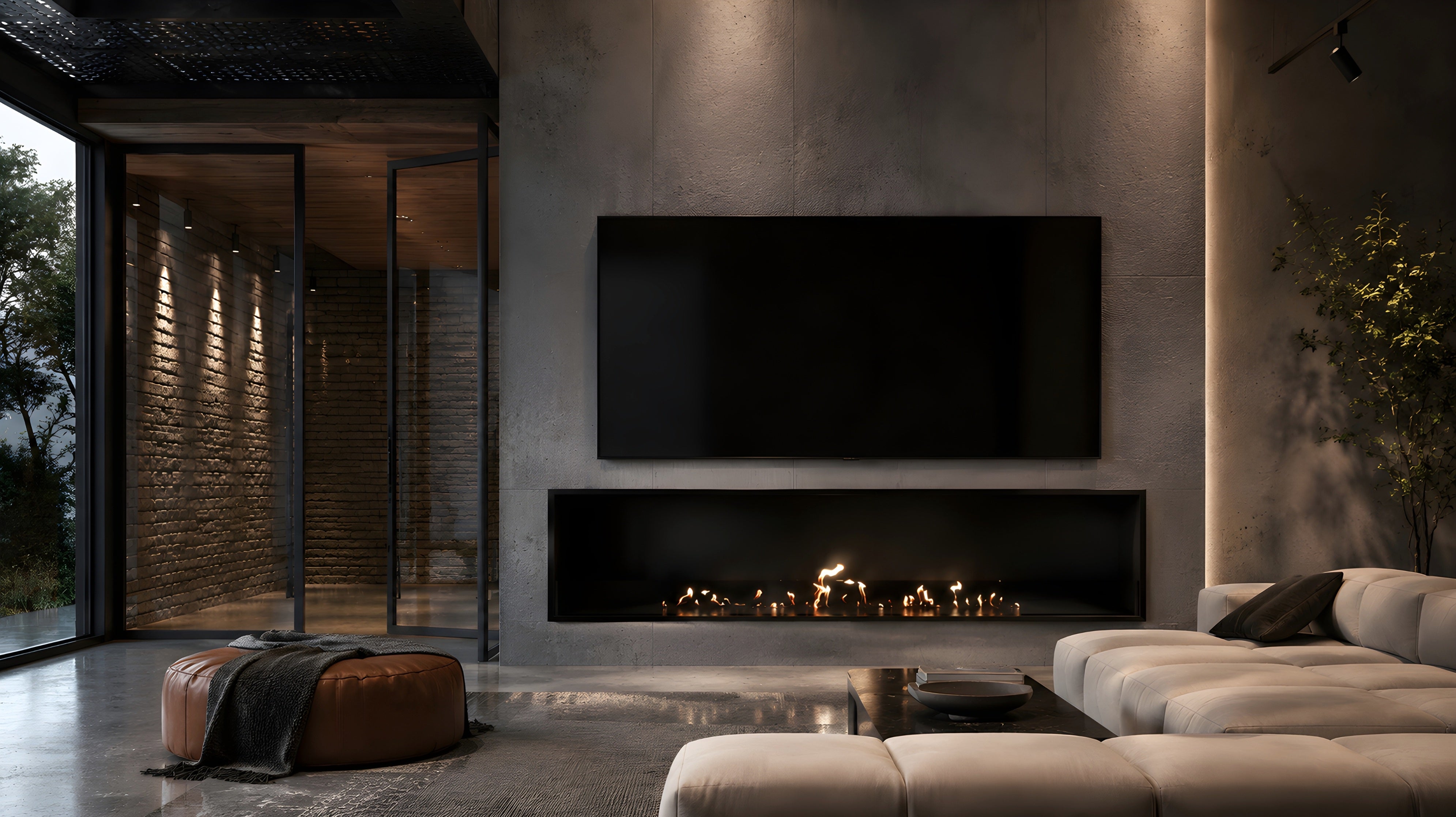 Image of Selected Built-in Fireplace 180 cm