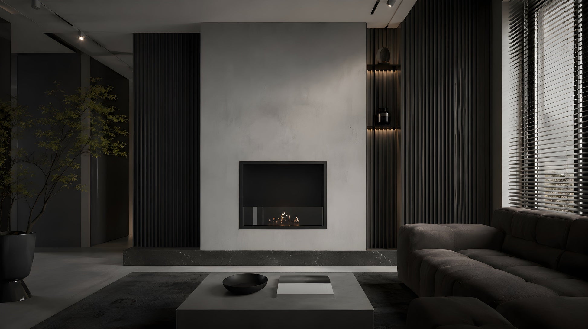 Selected Built-in Fireplace 70 cm