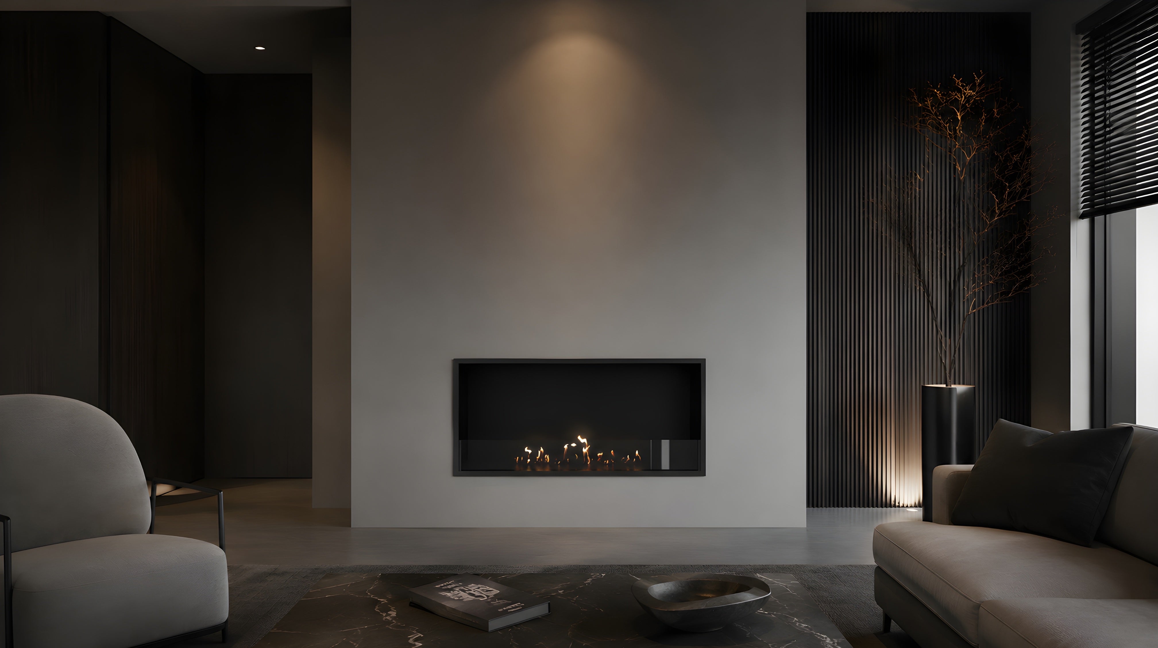 Image of Selected Built-in Fireplace 80 cm