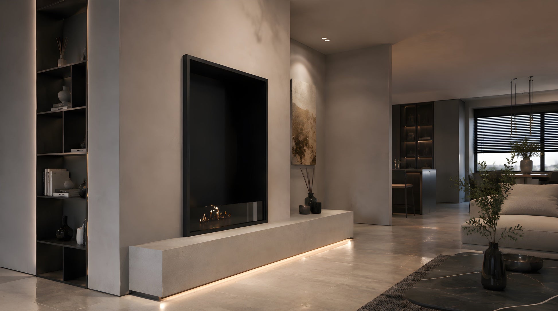 Selected Vertical Fireplace 70 x 120 cm