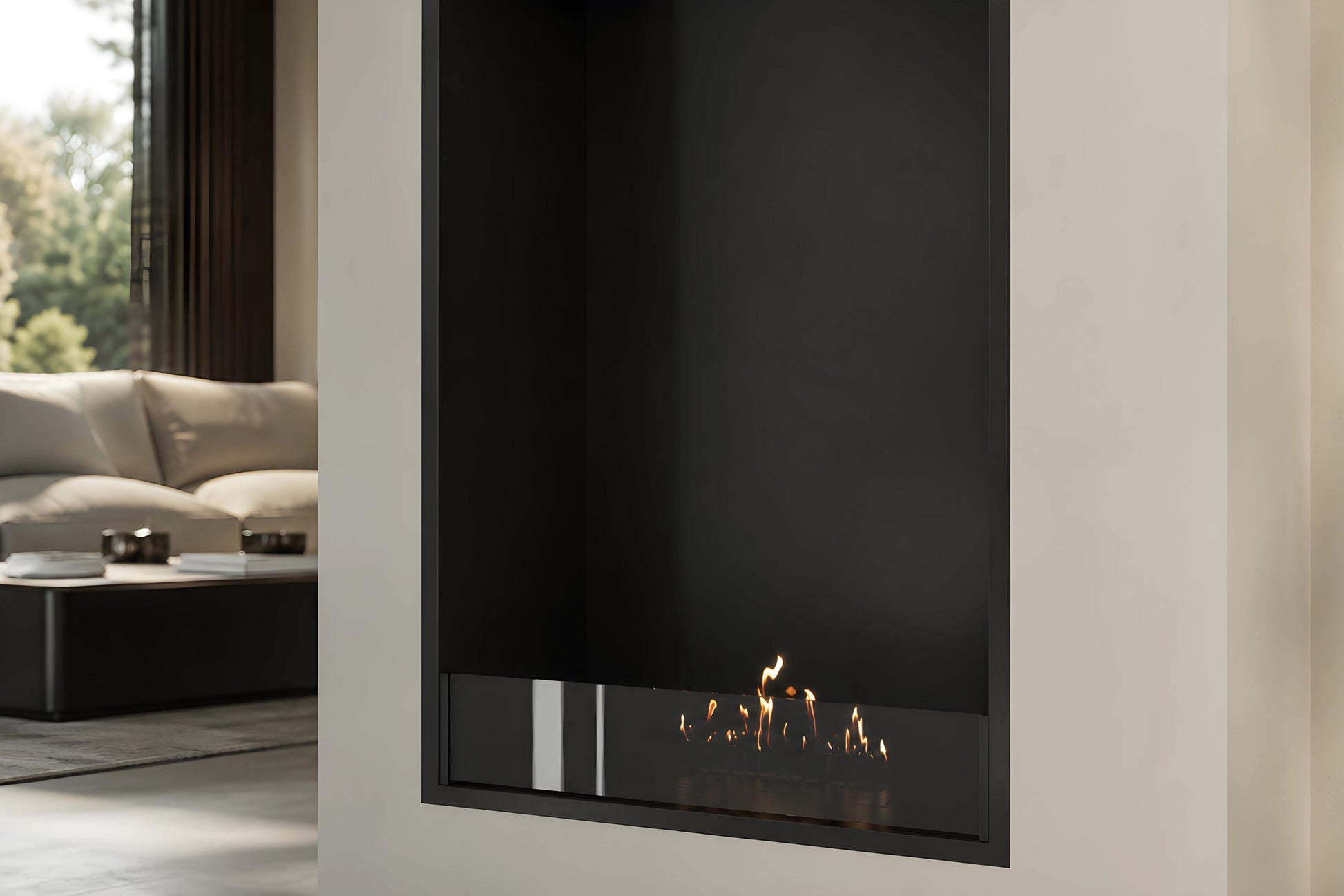 Selected Vertical Fireplace 70 x 160 cm