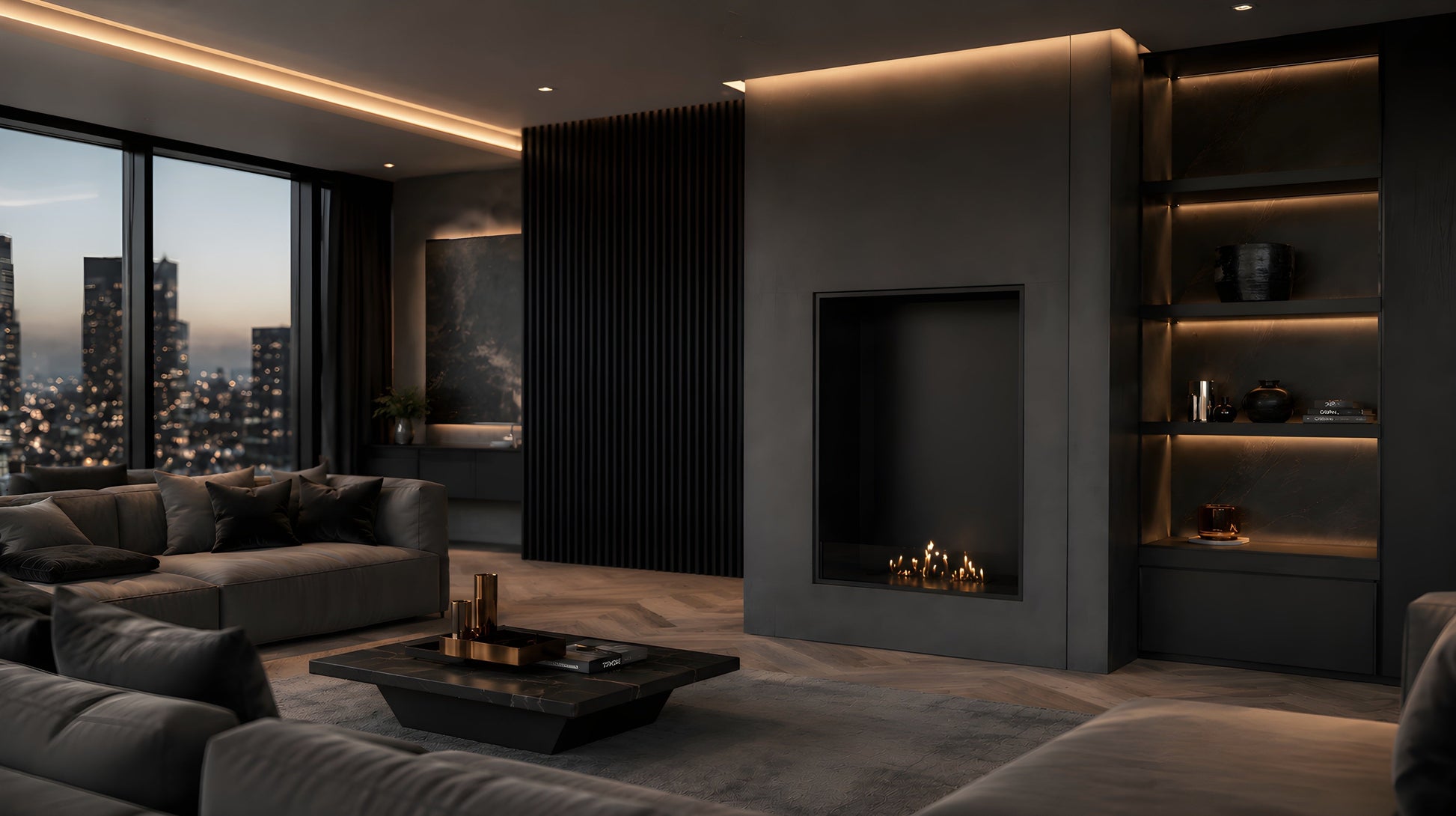 Selected Vertical Fireplace 80 x 100 cm