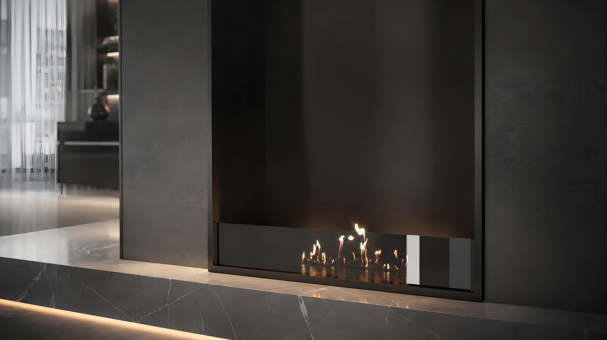 Selected Vertical Fireplace 80 x 120 cm