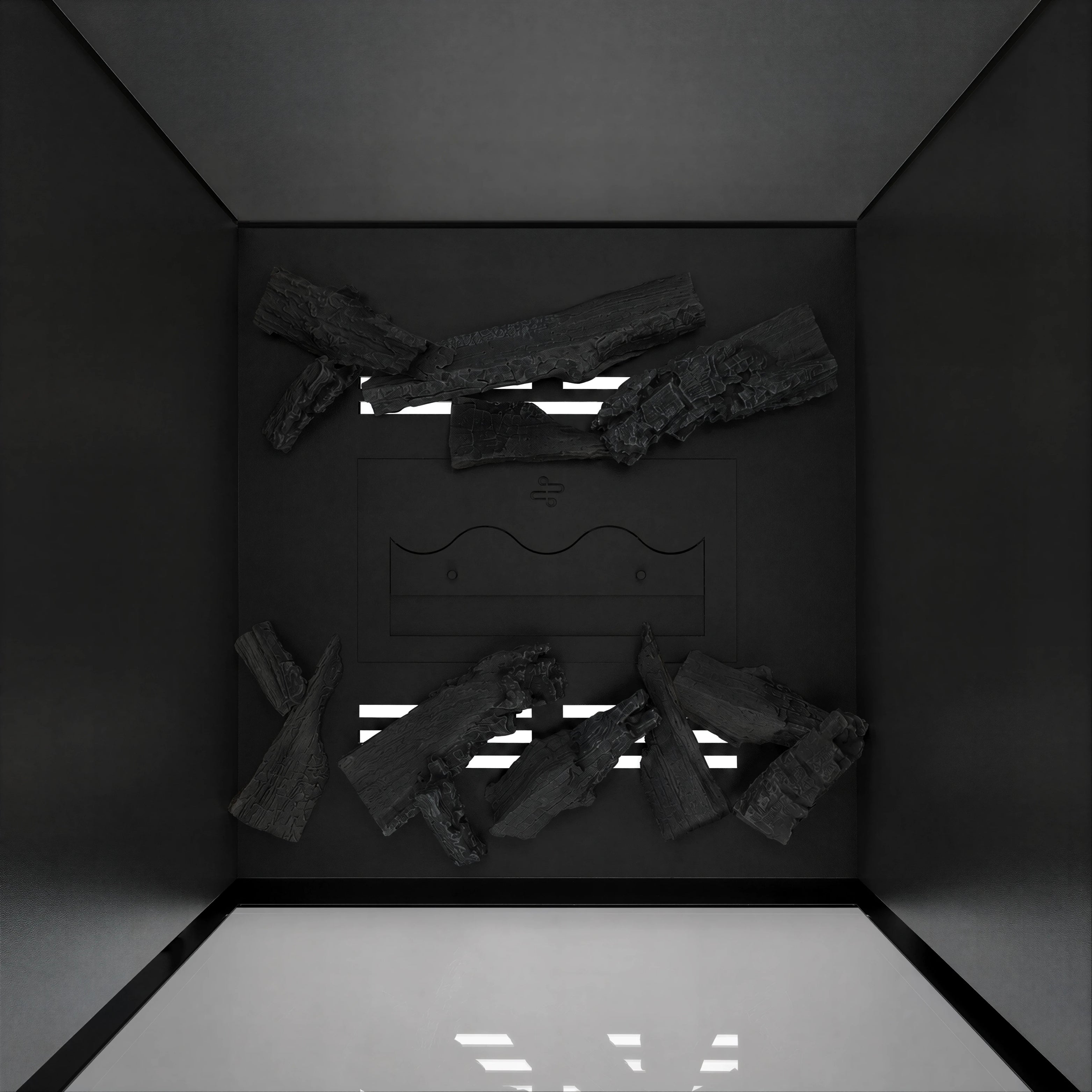 Image of Selected Vertical Single-Sided Full Glass 60 x 120 cm