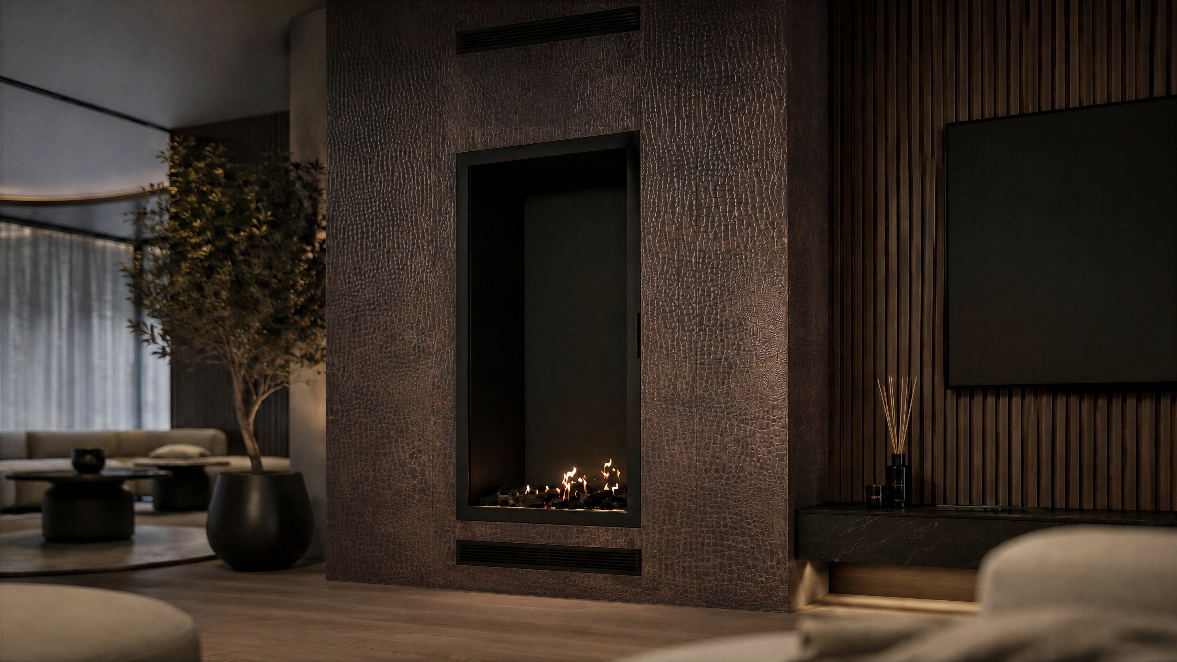 Bio ethanol fireplaces without a flue or chimney - Wild Flame