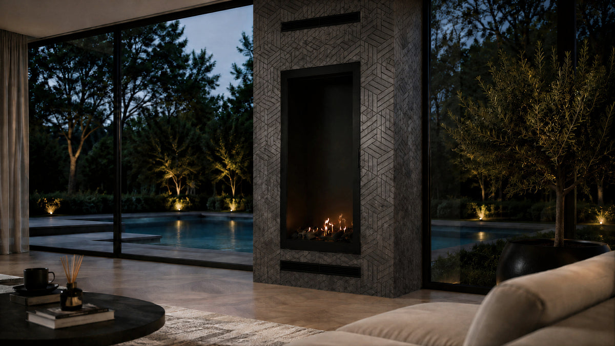 Selected Vertical Single-Sided Full Glass 70 x 120 cm