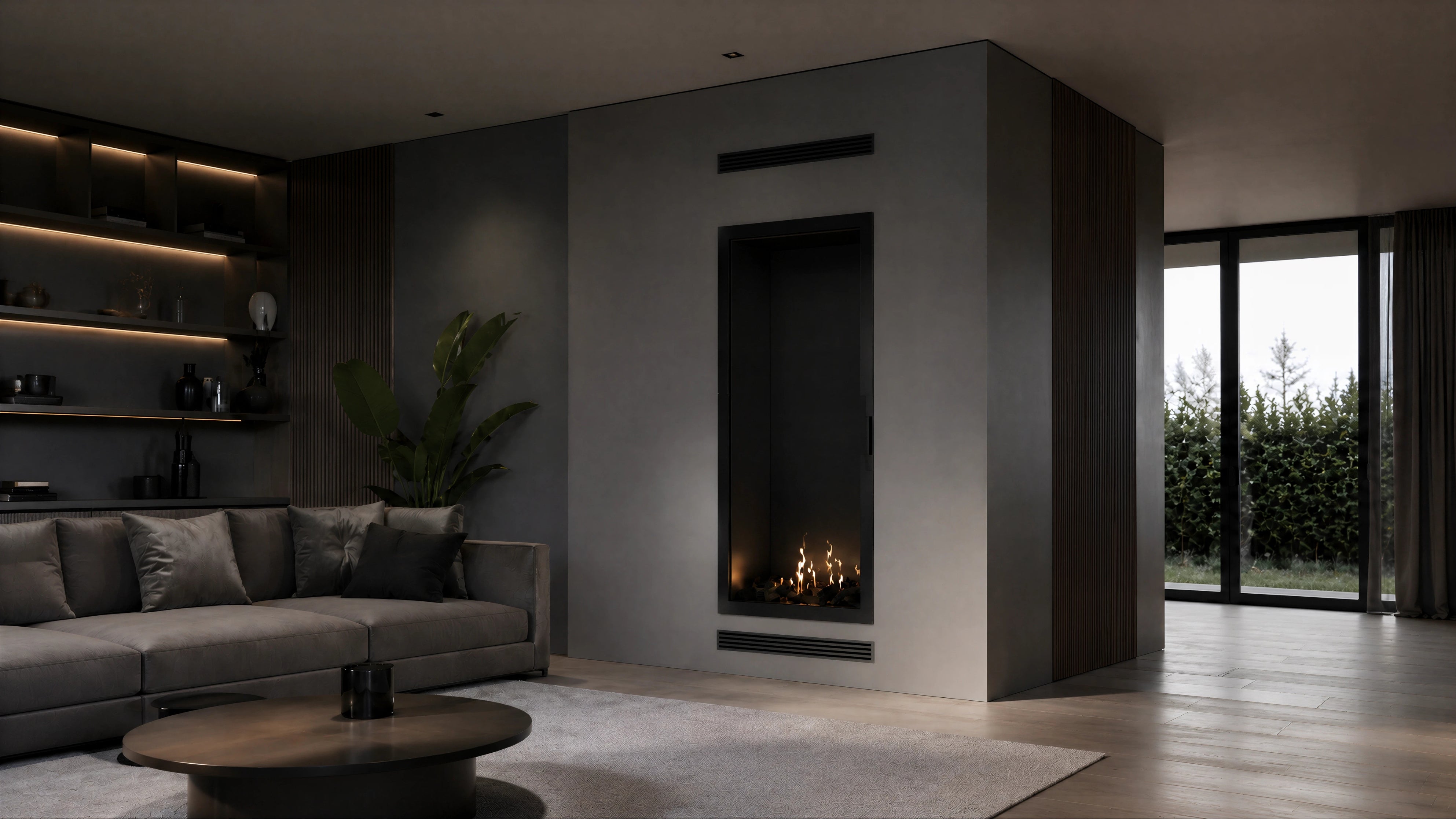 Image of Selected Vertical Single-Sided Full Glass 70 x 160 cm