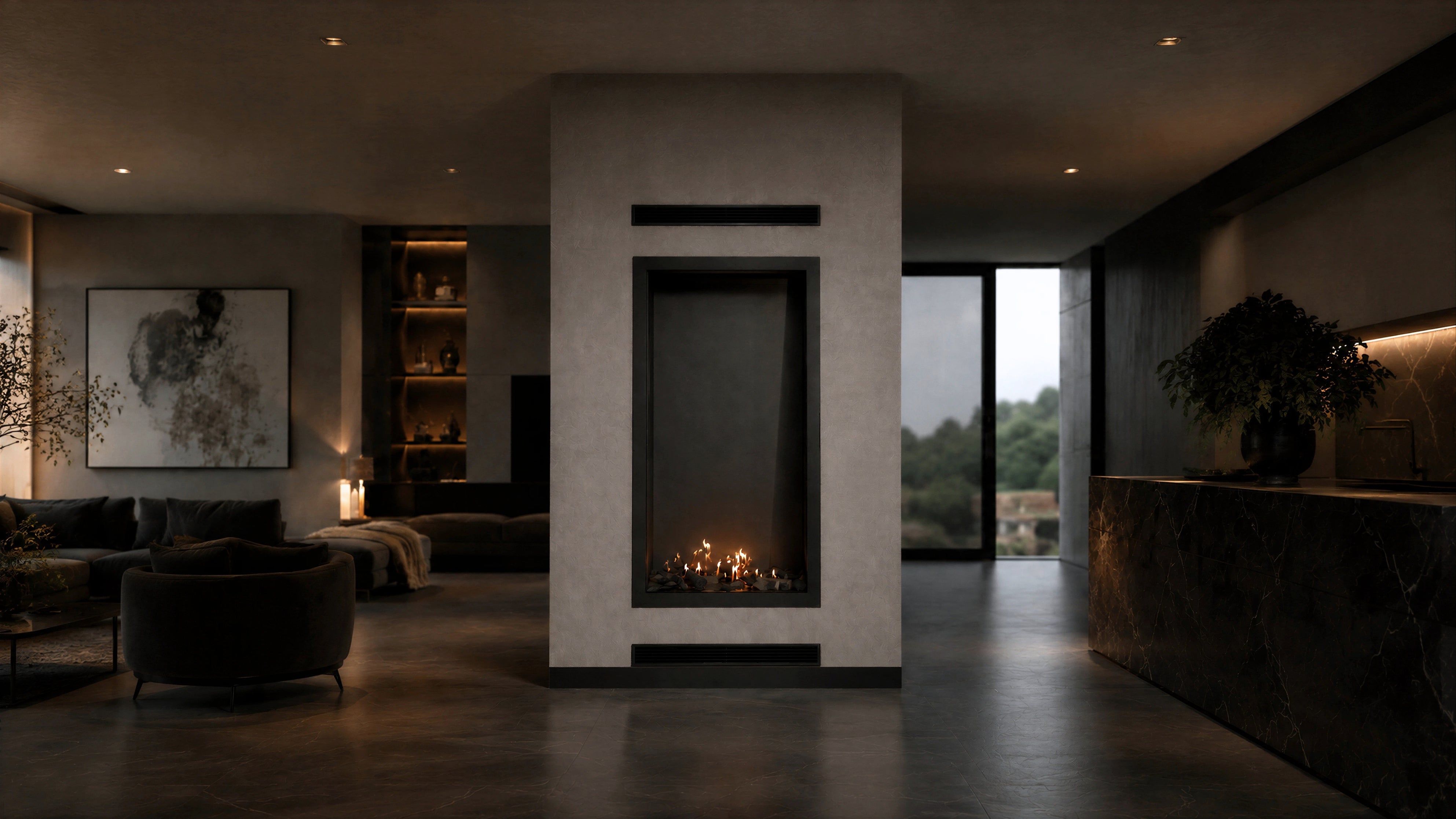 Image of Selected Vertical Single-Sided Full Glass 80 x 140 cm