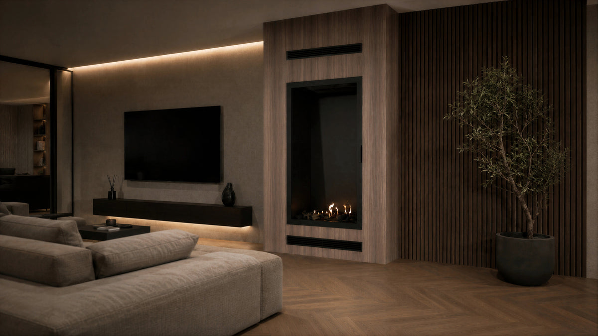 Selected Vertical Single-Sided Full Glass 80 x 180 cm