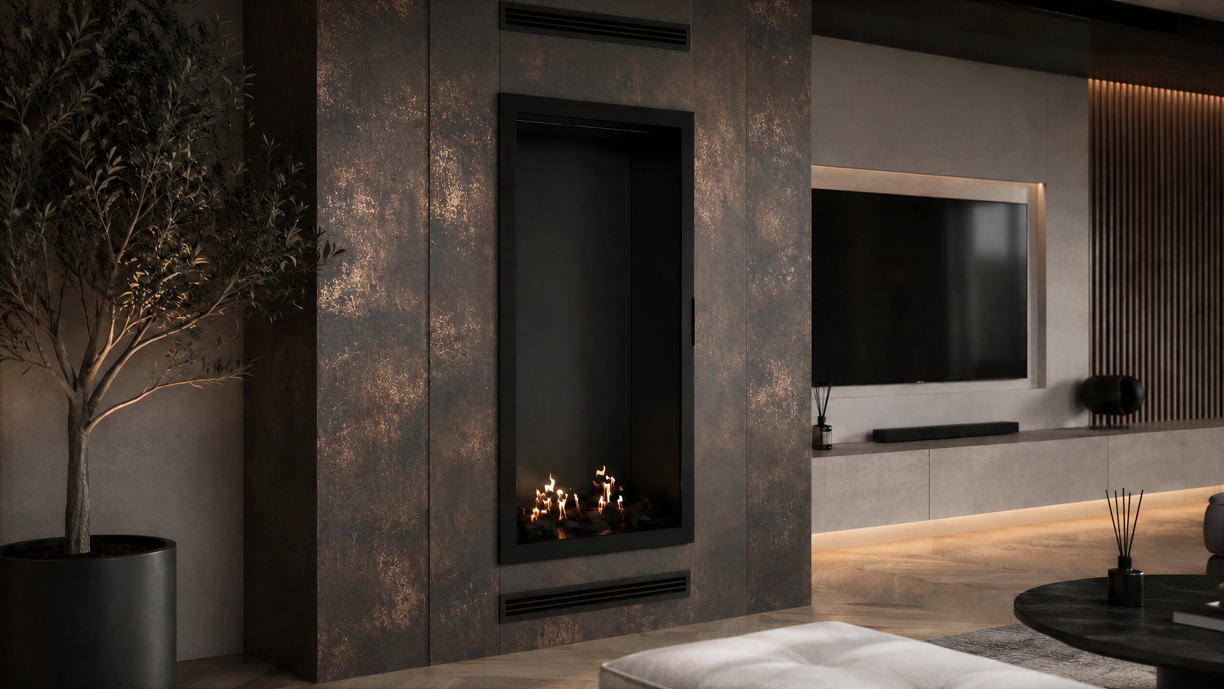 Bio ethanol fireplaces without a flue or chimney - Wild Flame