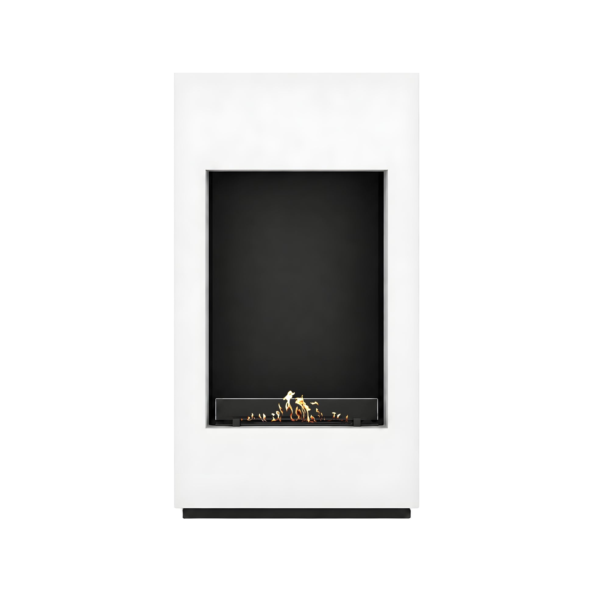 Soho Vertical Freestanding Fireplace white H120 cm