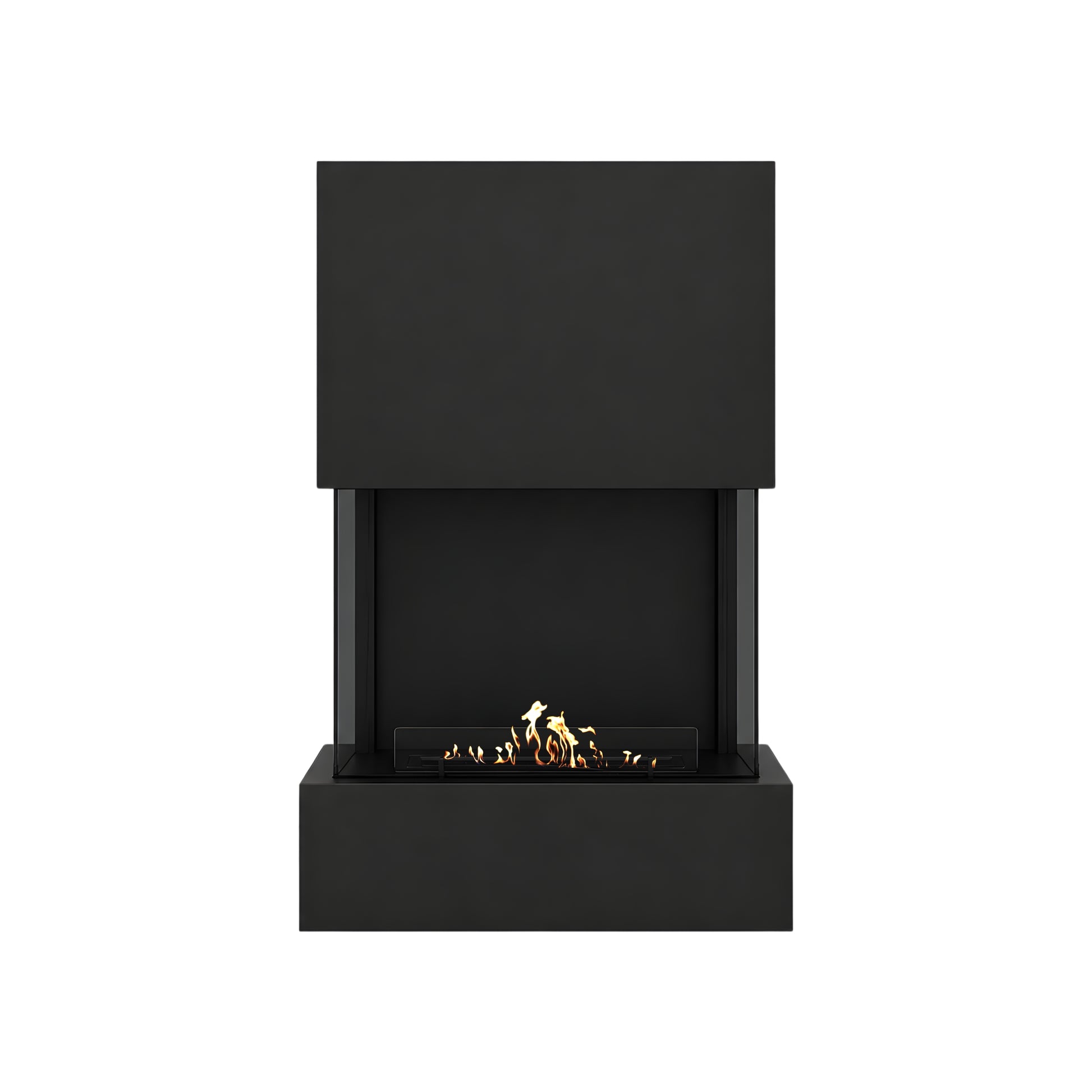 Sure Freestanding Fireplace Black H190 cm