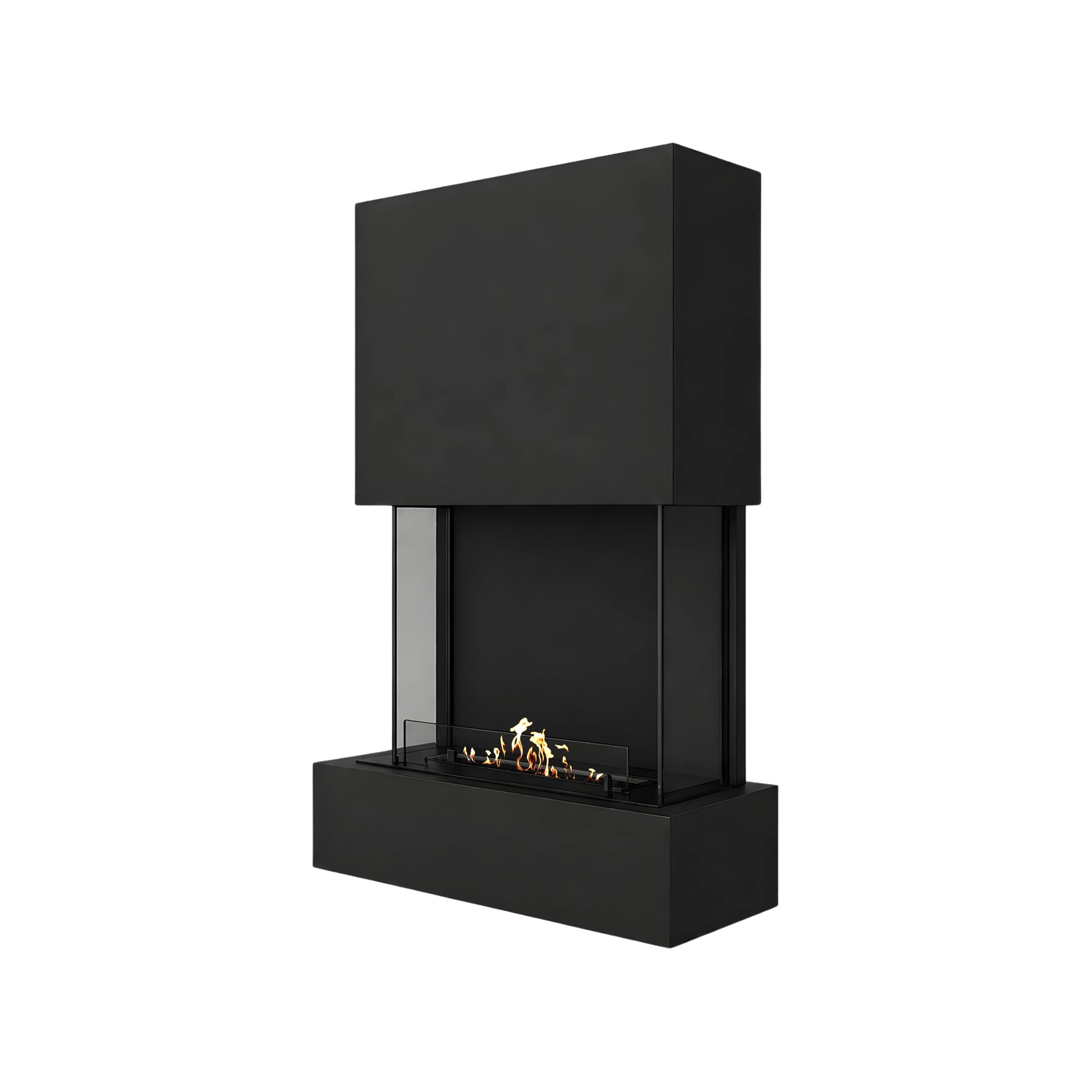 Sure Freestanding Fireplace Black H190 cm