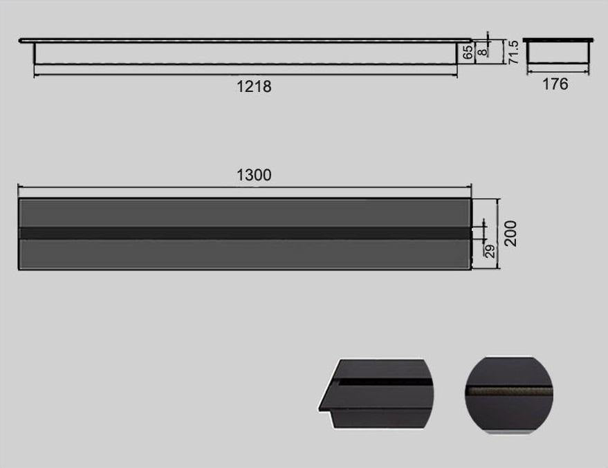 Line Bio Ethanol Brander 130 CM - Bioethanolhaarden