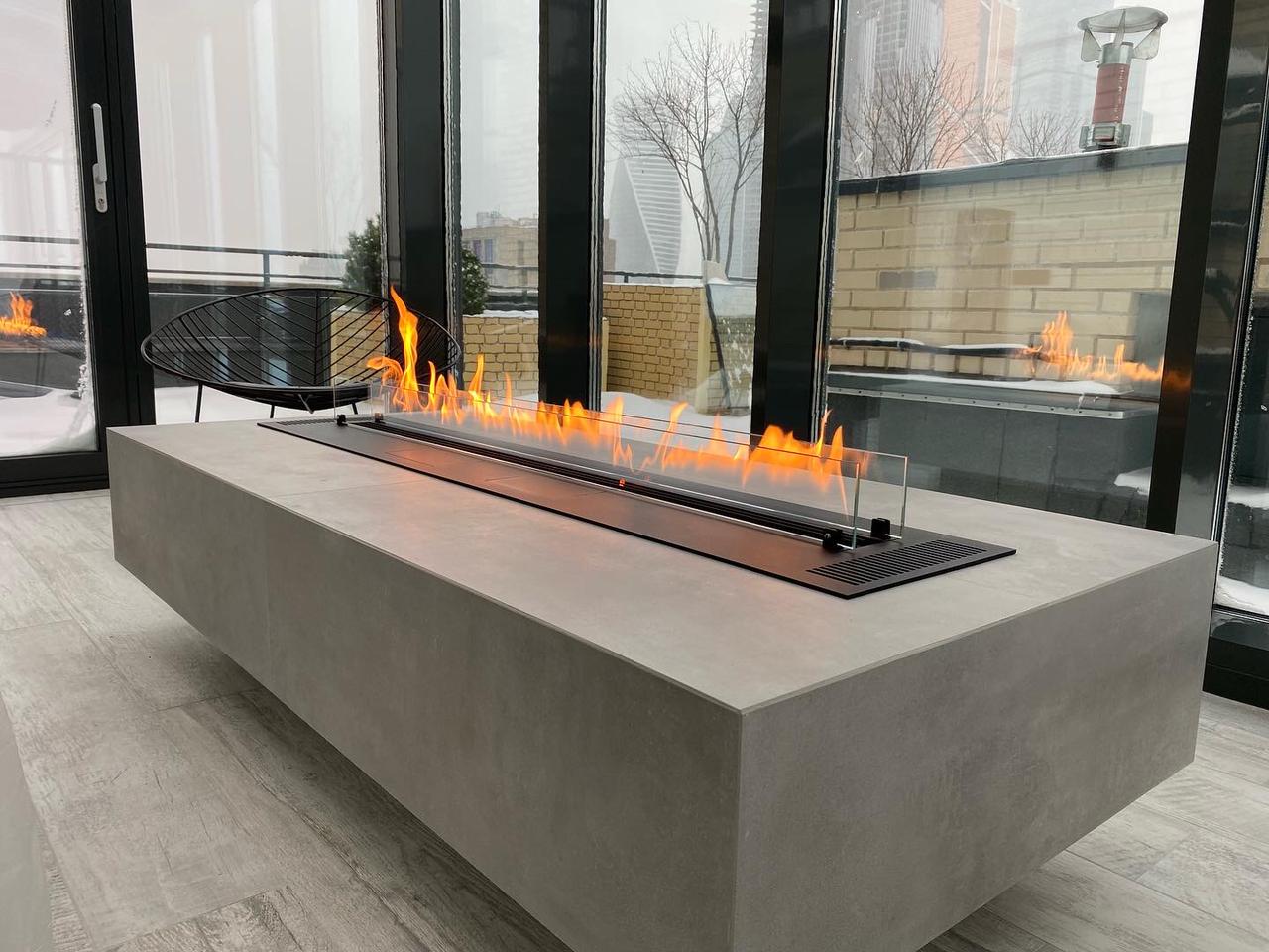 Mace Freestanding Bio-Ethanol Fireplace (Product available on request)