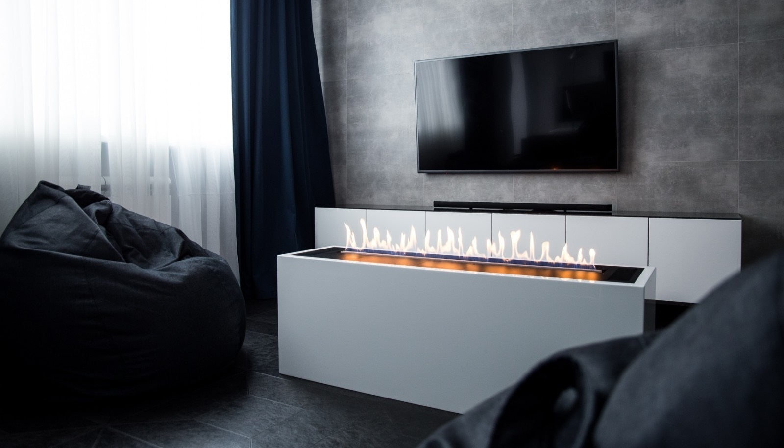 Pandora Freestanding Bio-Ethanol Fireplace